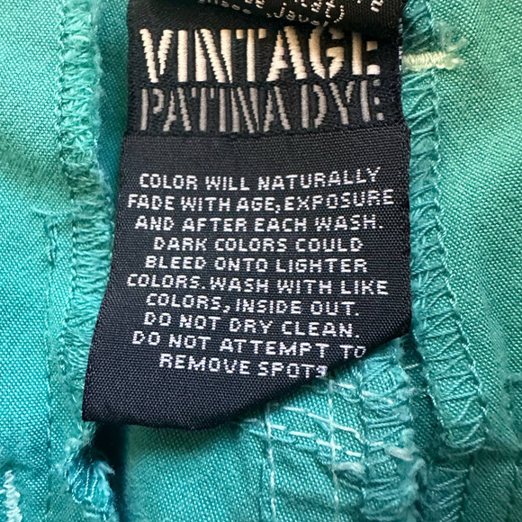 Kuhl Green Vintage Patina Dye Shorts sz 4 - Picture 6 of 8